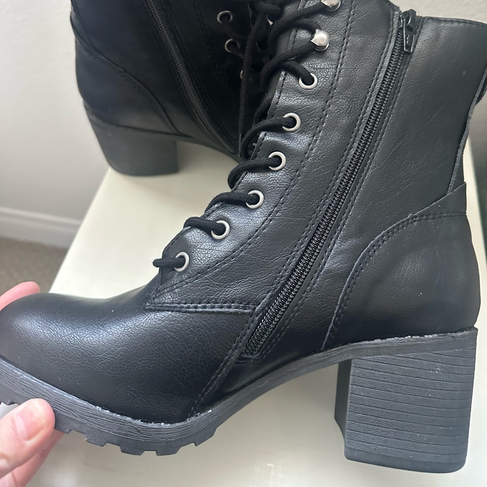 Lace up boots